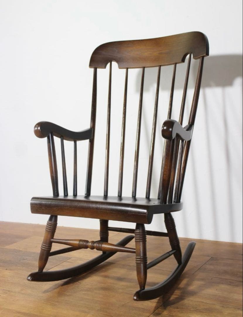 飛騨産業 キツツキ ロッキングチェア 椅子 オーク材