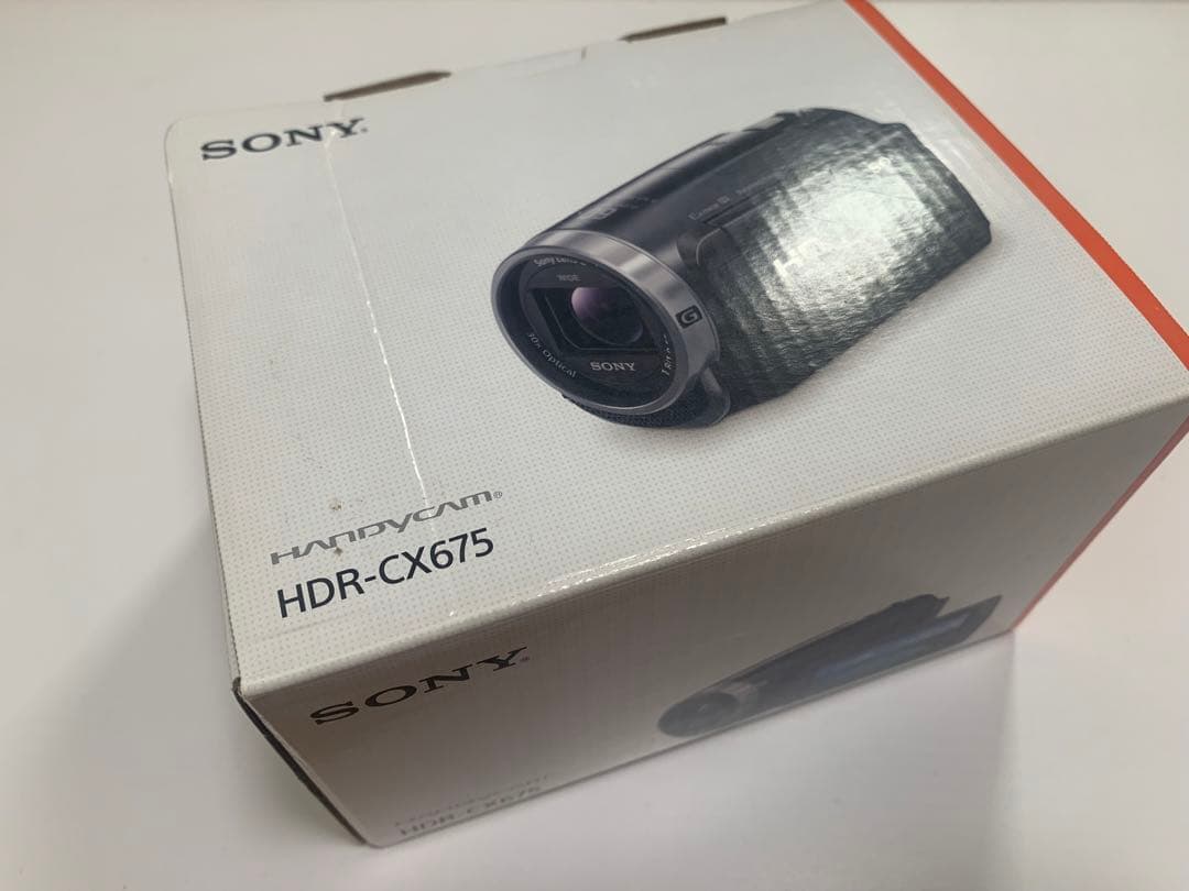 ＊美品＊　SONY HDR-CX675 ホワイト　ビデオカメラ本体　早い者勝ち！