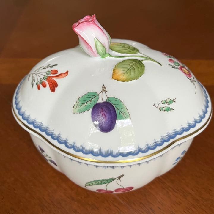 【美品】リチャードジノリ★イタリアンフルーツ★ボンボニエール