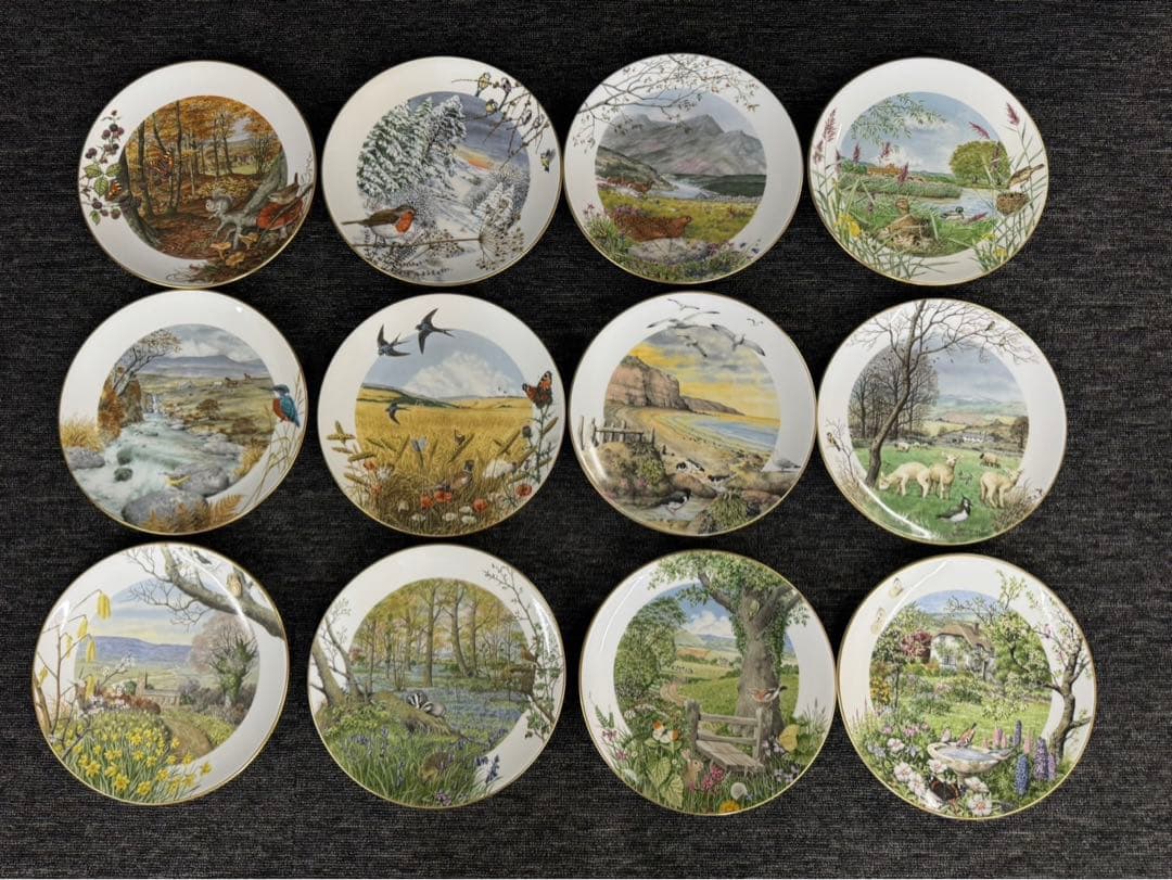 ロイヤルウースター  WORCESTER 12枚セット　飾り皿