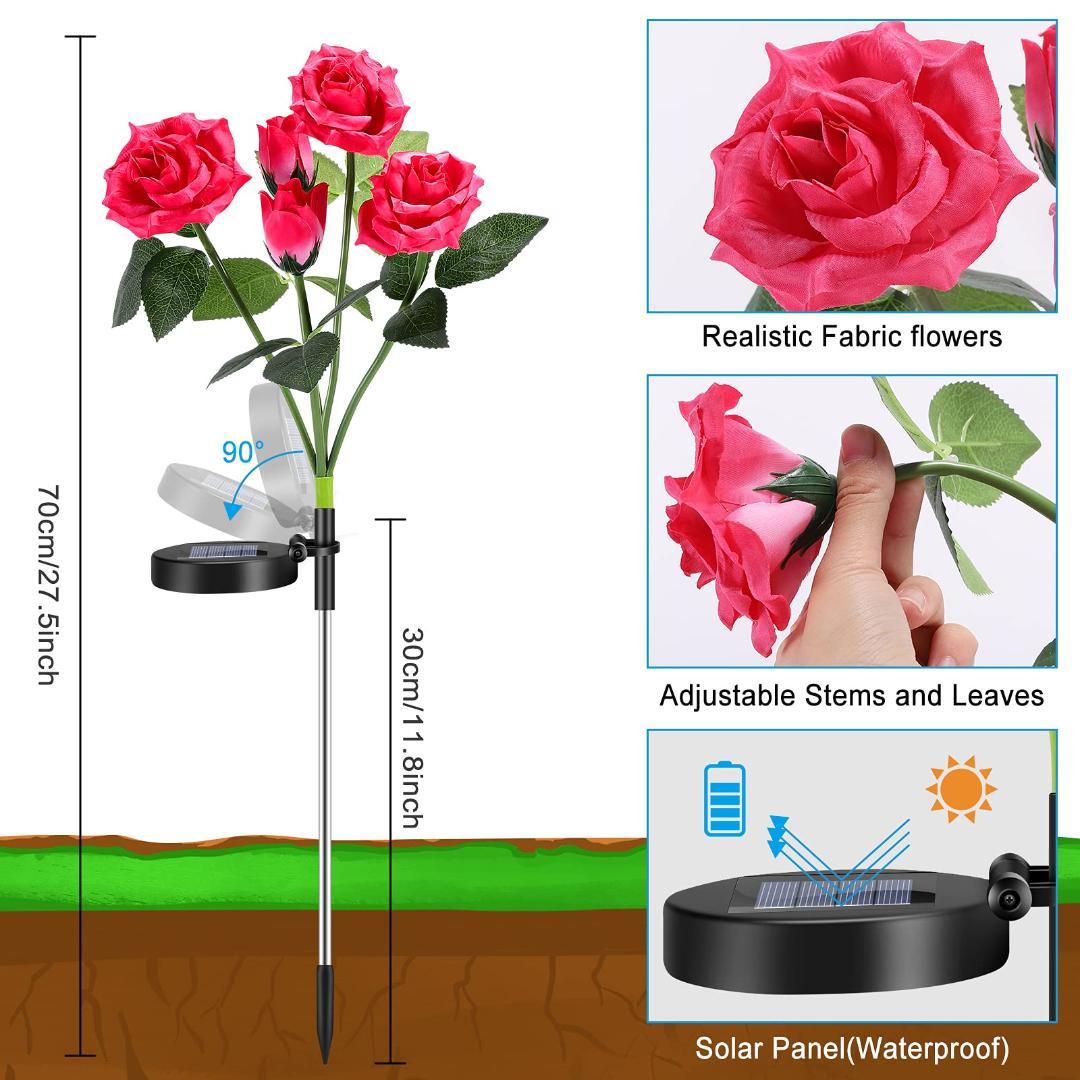 埋め込み式 防水 7色 太陽光パネル充電 屋外ソーラーライト ガーデンライト