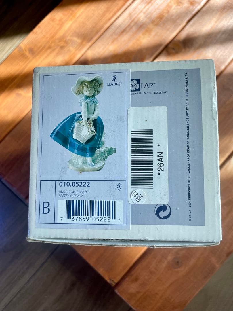 『きれいな花ばかり』　Lladro 少女像 010.05222