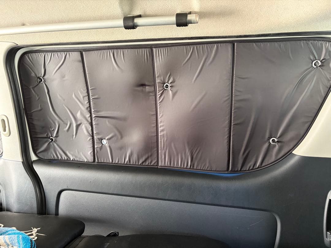 趣味職人 ハイエースサンシェード リア5枚セット スライド左右＋リア 車中泊遮光