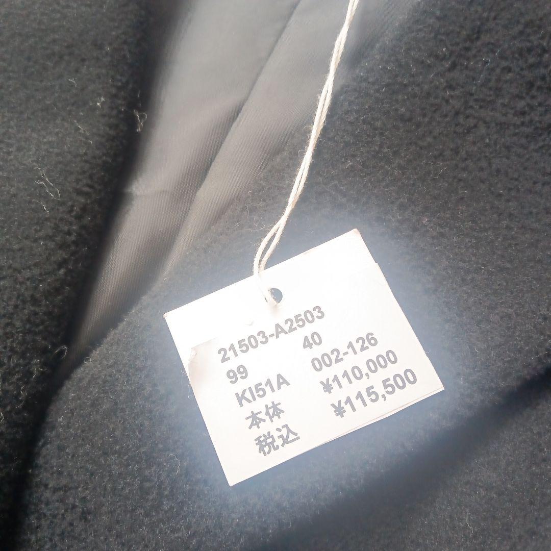 ム*ん様 Ki㈱ヴァンクイシュ.イタリア製ロングコート黒フォーマル高級