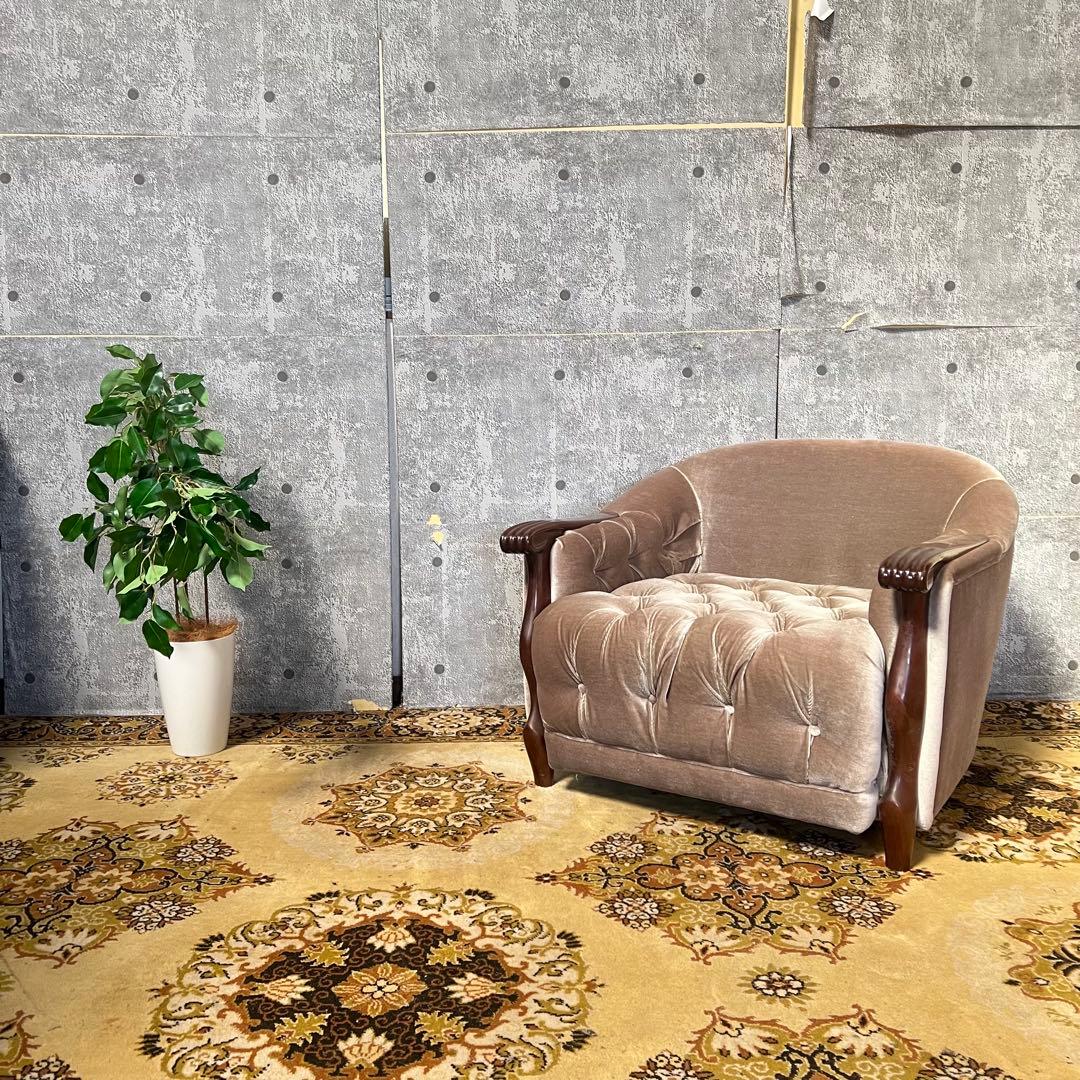 ꧁マルニ木工 maruni꧂ベルサイユシリーズ 1人掛けアームソファ リビング