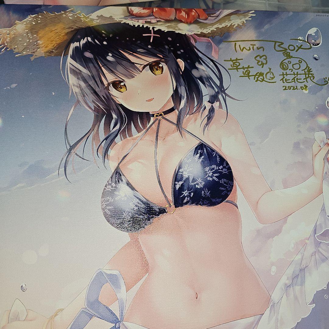 twinbox 直筆サイン入りキャンバスアート