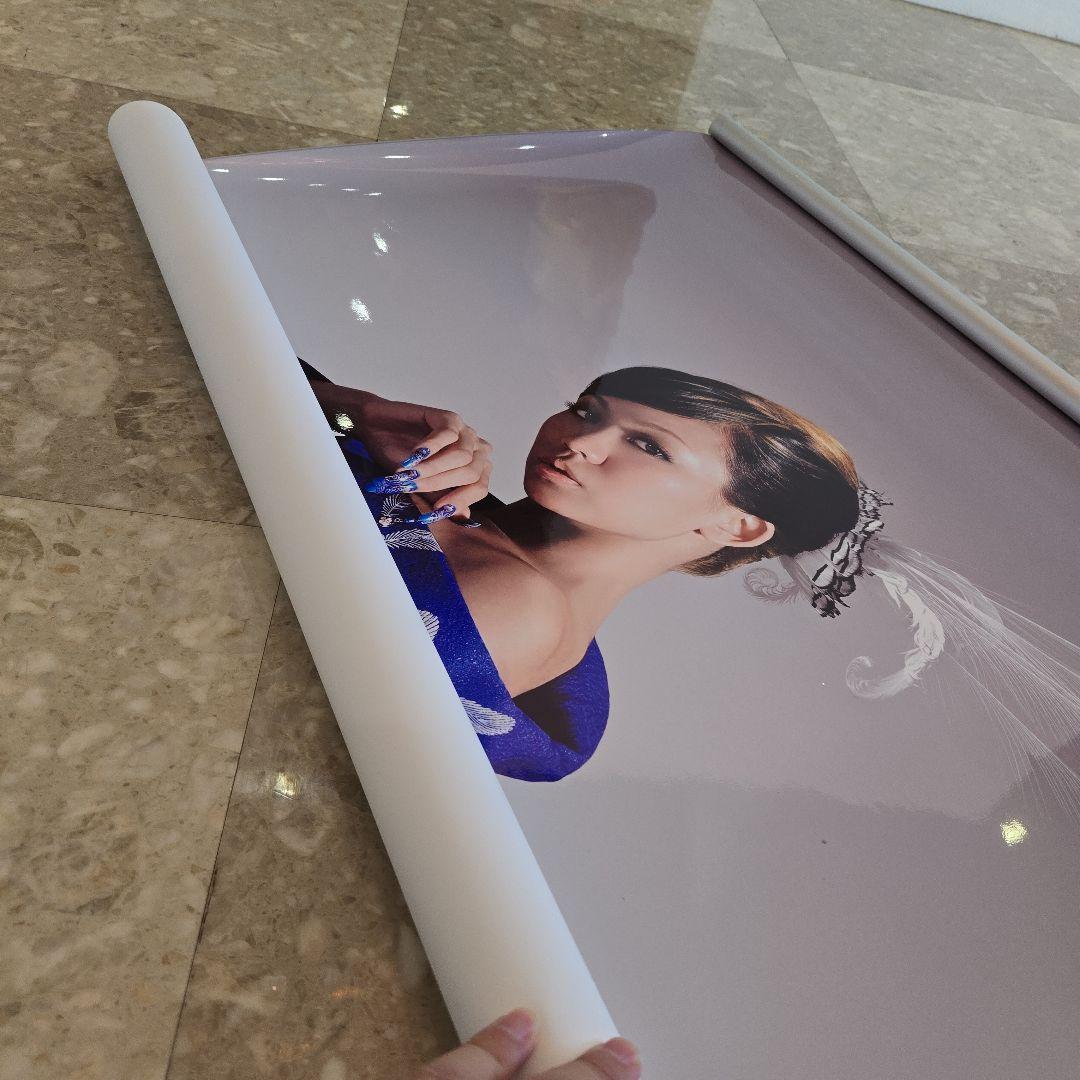 倖田來未 等身大 非売品 ロールスクリーン