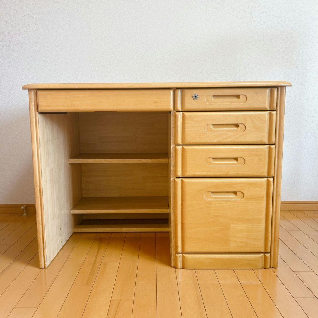 ナチュラルウッドデスク