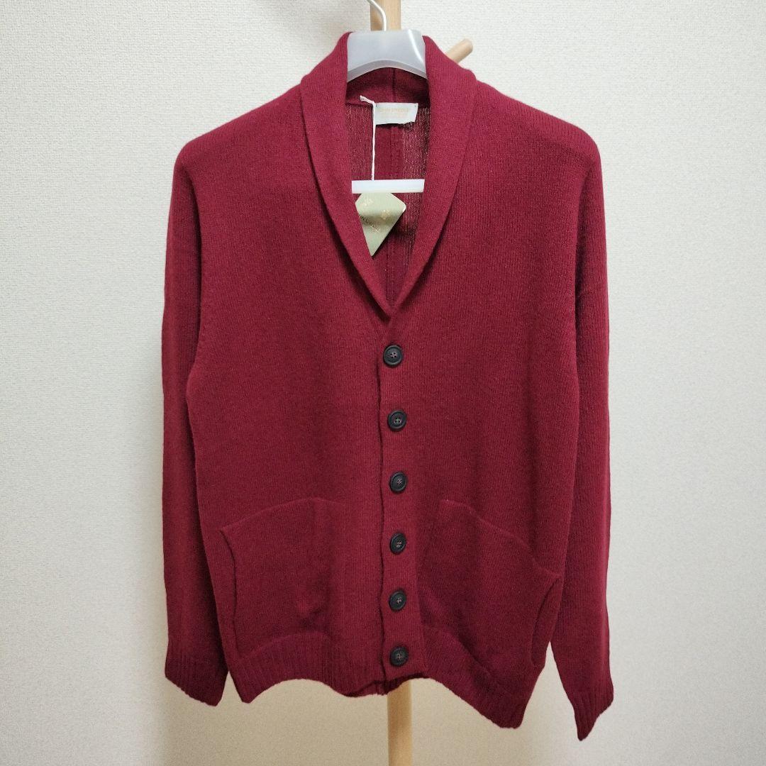 【新品】ジョンスメドレー カシミア混 ショールカラーカーディガン