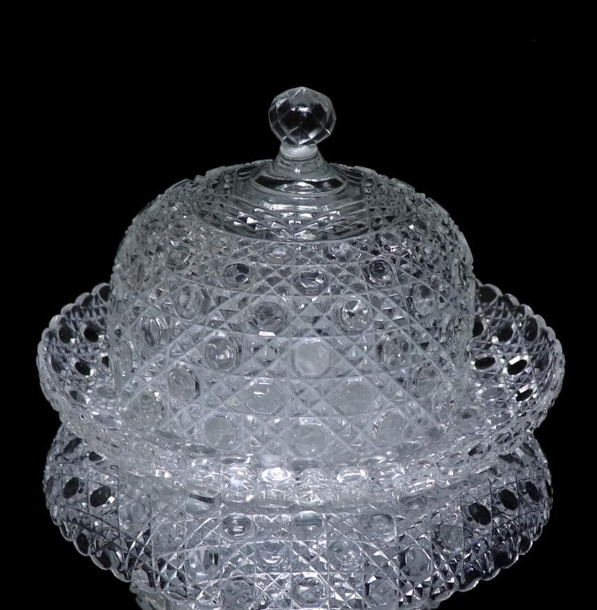 オールド・バカラ 極稀少 チーズクロッシュ ドーム&トレイ ディアマンピエーリー