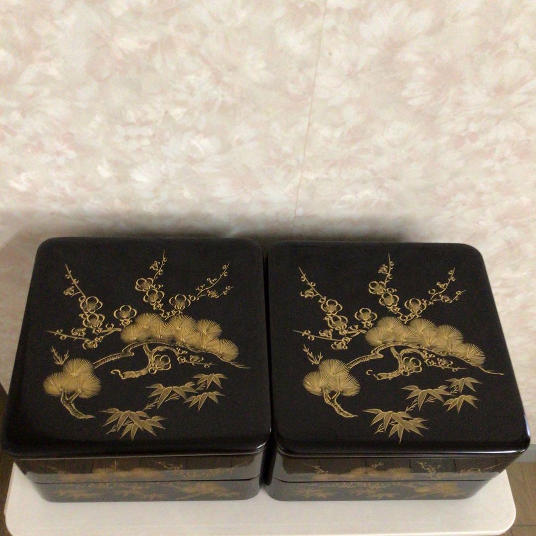 二段重　二組　お正月　おせち