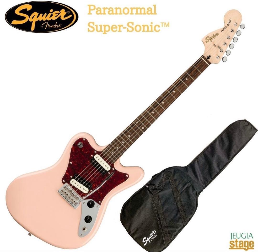 ギター SQUIER Paranormal SUPER-SONIC Shell Pink