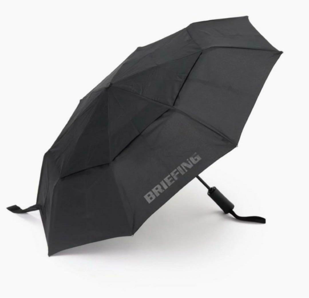 BRIEFING 折りたたみ傘 晴雨兼用 黒　折り畳み　GOLF ゴルフ