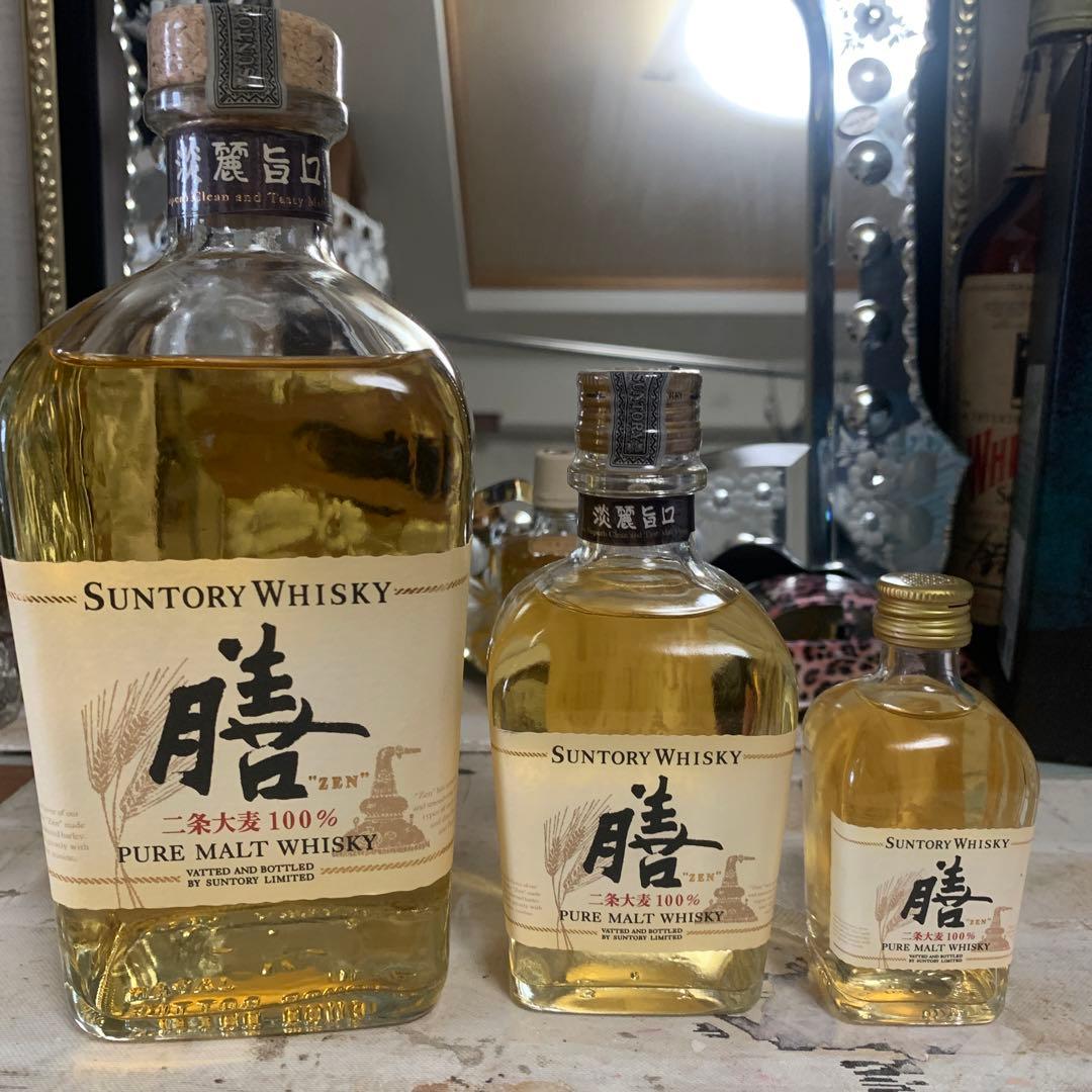 サントリー ピュアモルトウイスキー 640ml 180,50 ml セット