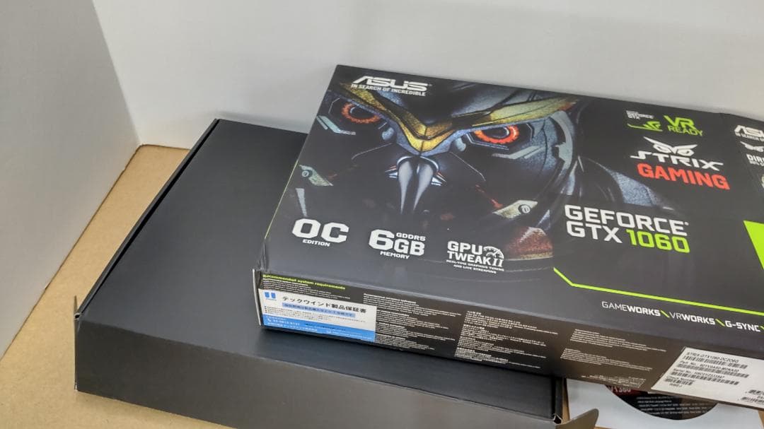 グラフィックボード・グラボ・ビデオカード ASUS STRIX GTX1060 6GB