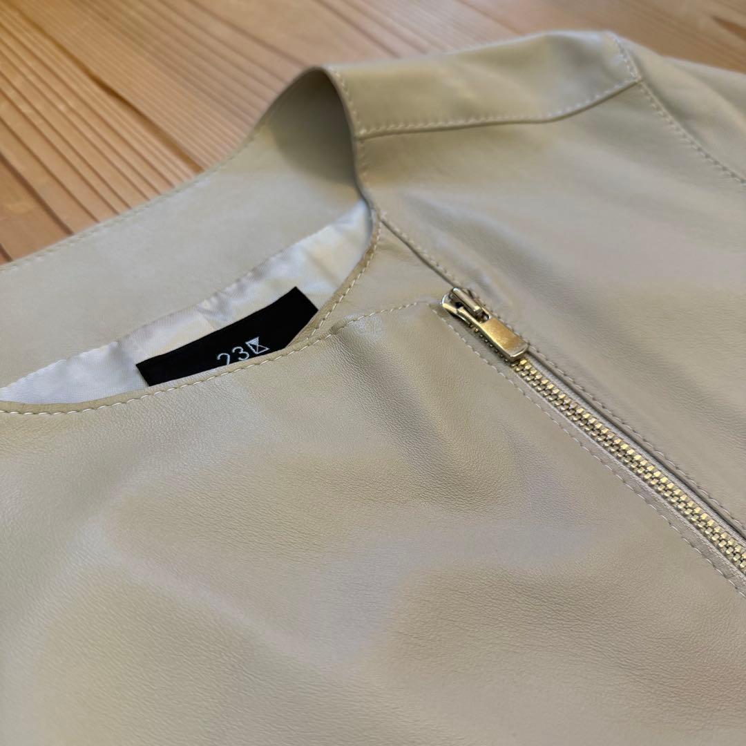 23区＊40サイズ＊ラムレザージャケット＊オンワード