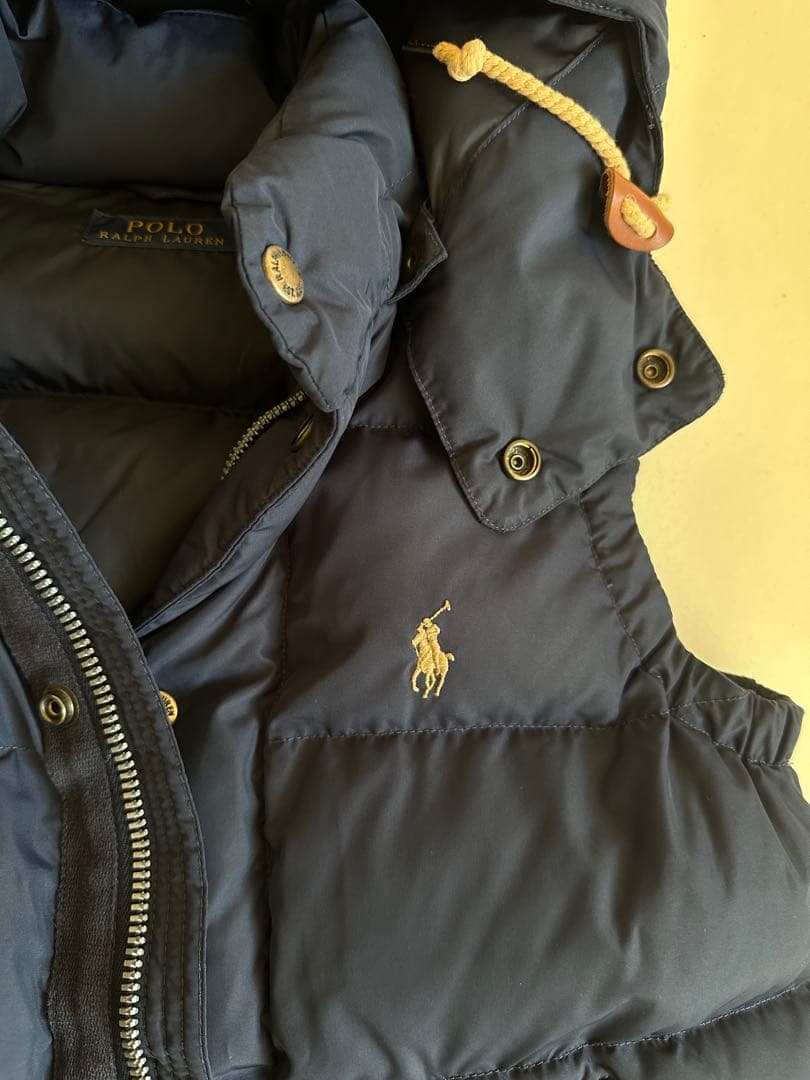 ⭐️Polo Ralph Lauren⭐️フード付きダウンベスト ネイビー