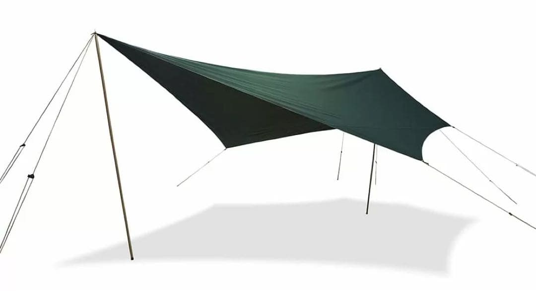 美品【 ワークマン 】高撥水TCタープ 450×450 workman キャンプ