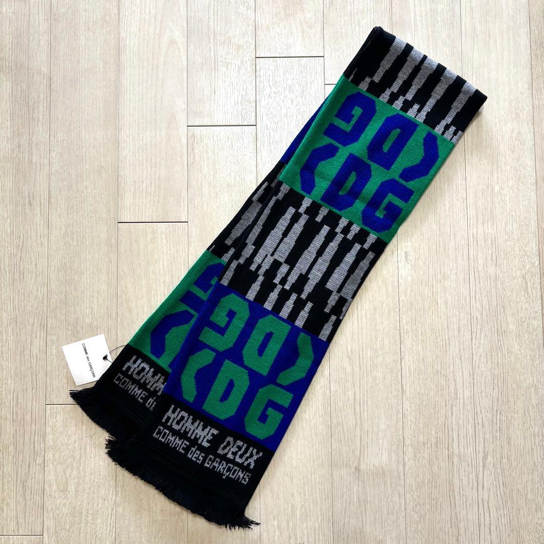 新品 コムデギャルソンオムドゥ マフラー CDG シュプリーム ブラック