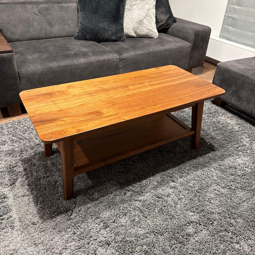 BRUNOウォールナット　ローテーブル