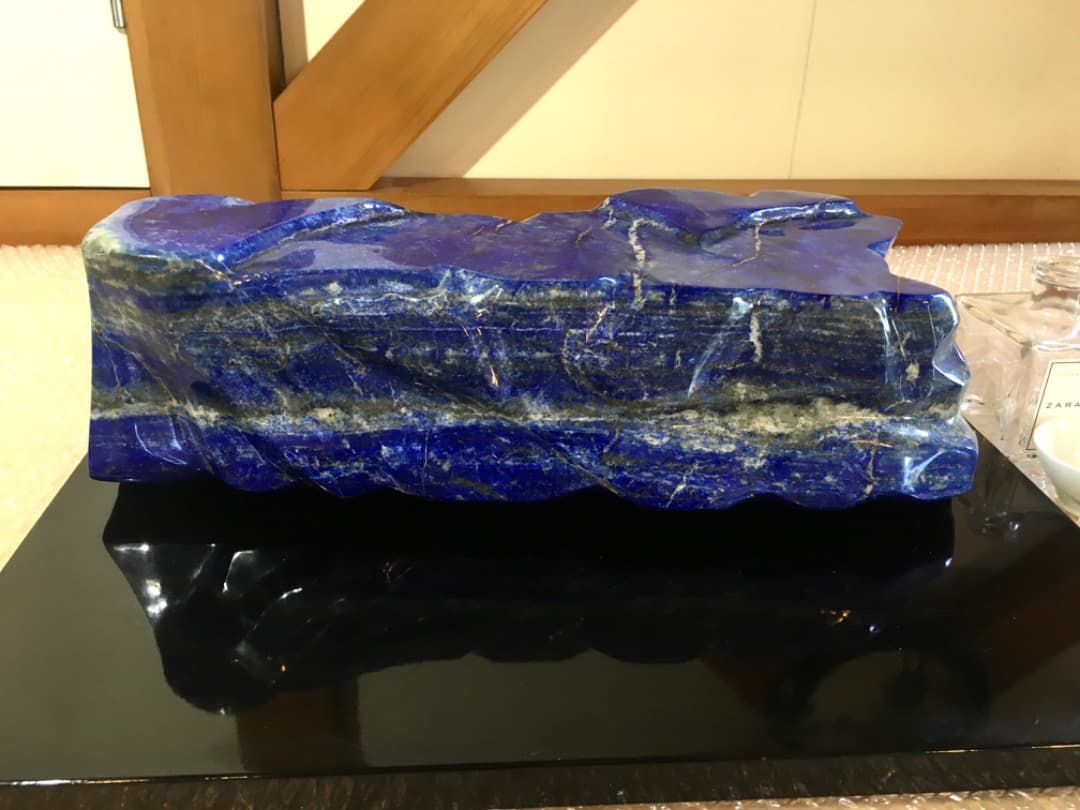 ○大型ラピスラズリ【14.6kg】 原石 宝石 鑑賞石 自然石 天然石 鉱物