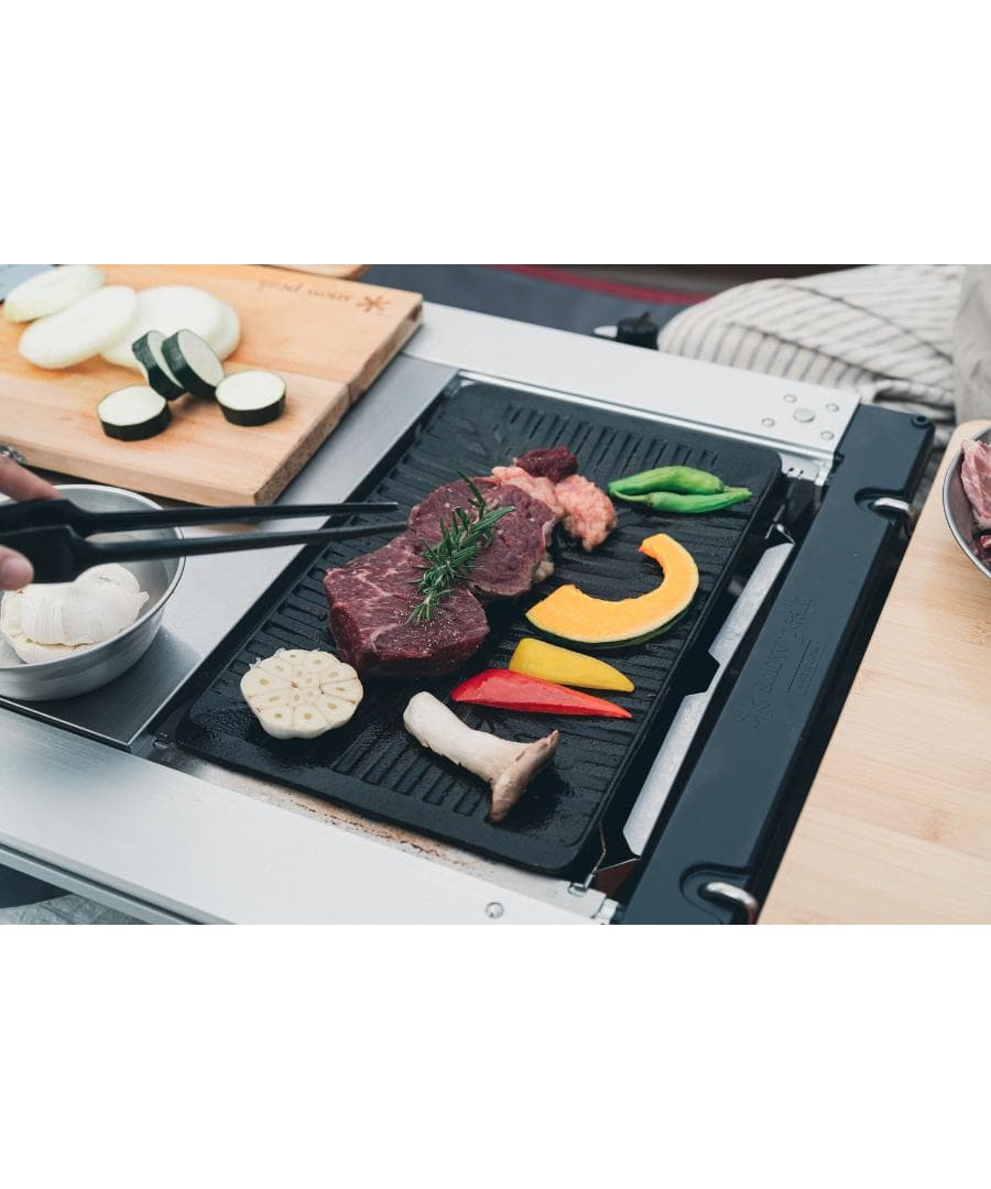 美品 雪峰苑 ＆ 入手困難 たこ焼きプレート スノーピーク  peak