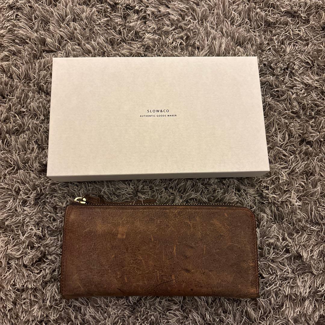 slow kudu L zip long wallet 長財布　ウォレット