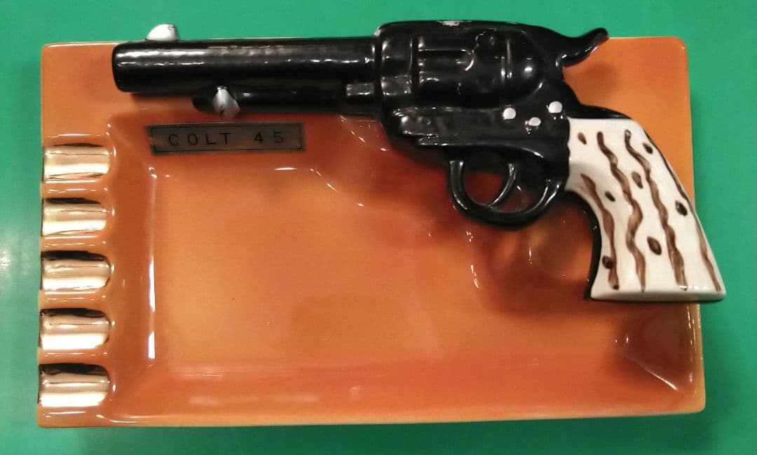 ヴィンテージCOLT45ピストル灰皿