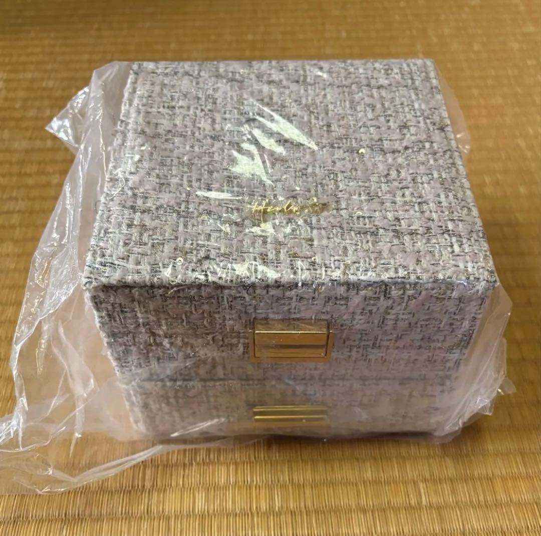 新品　Herlipto tweed jewelry box