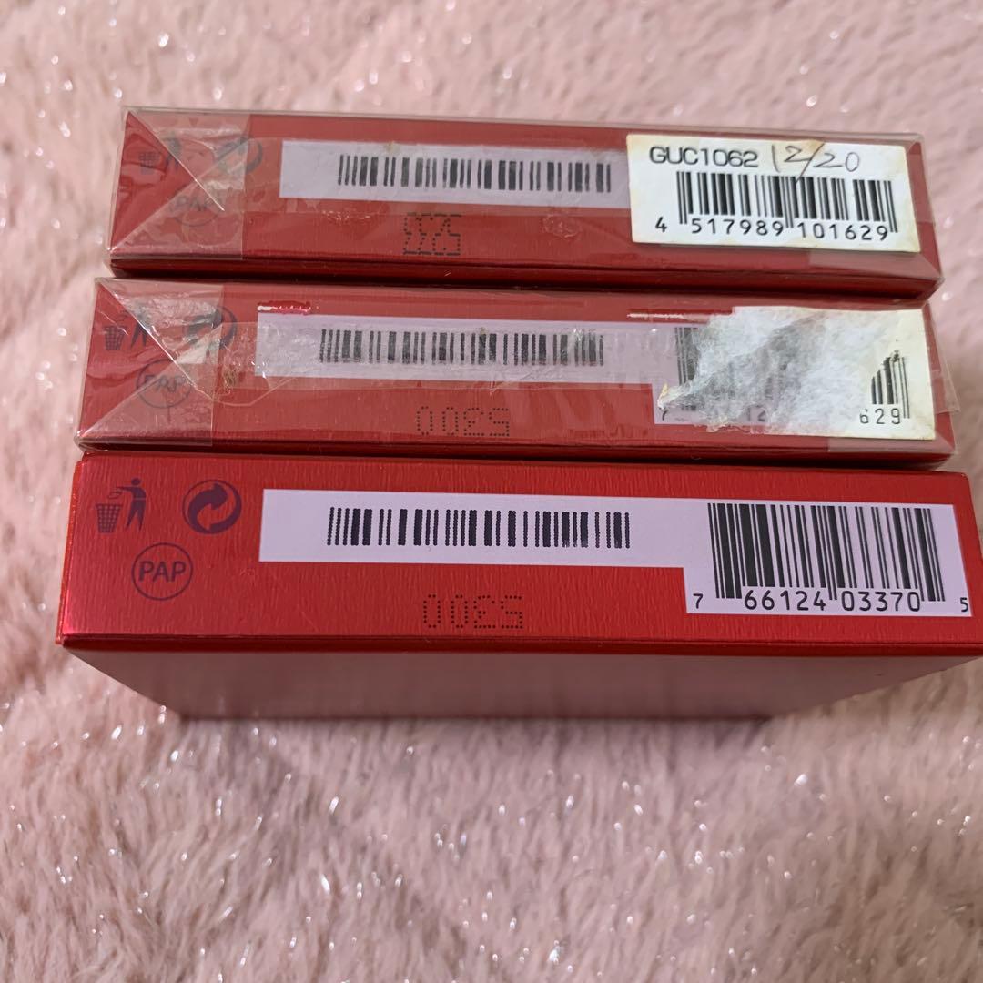 【新品未使用】グッチ　ラッシュ　3本セット