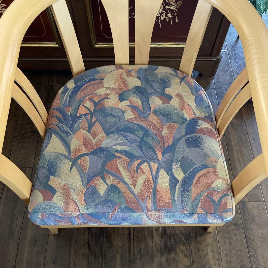 r202 Tsushima kogyo 曲げ木のワイドチェア 安心の日本製