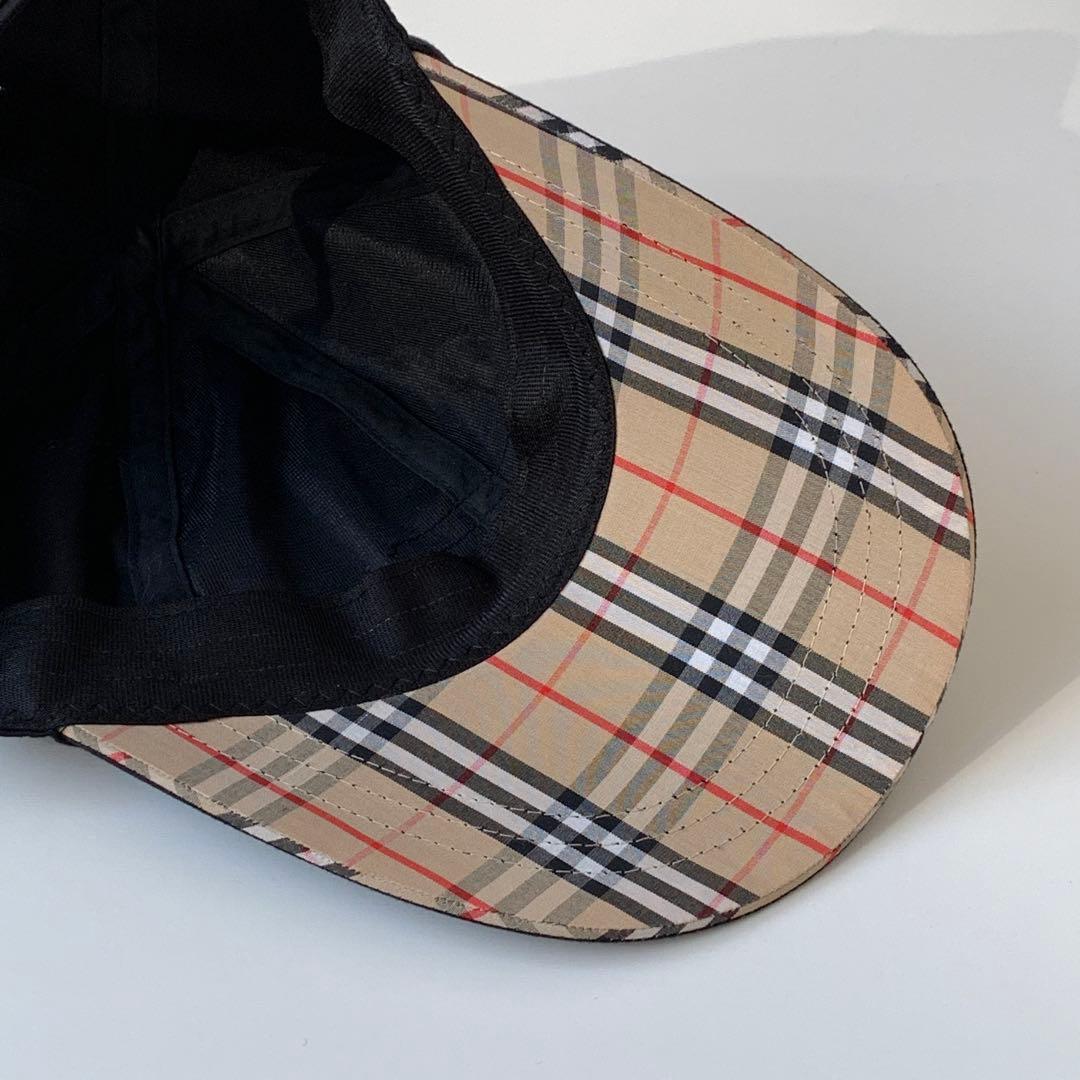 BURBERRY バーバリーゴルフ　ノバチェック　黒キャップ　美品