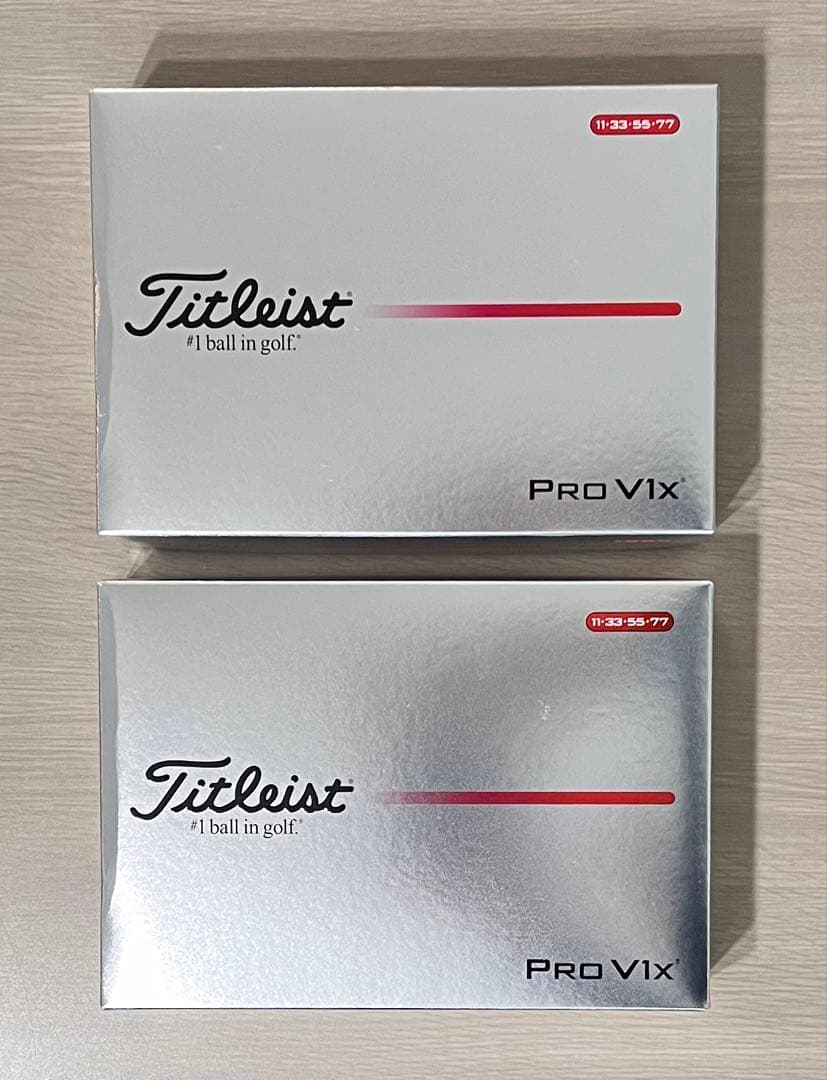 Titleist Pro V1x ゴルフボール 2箱セット　新品