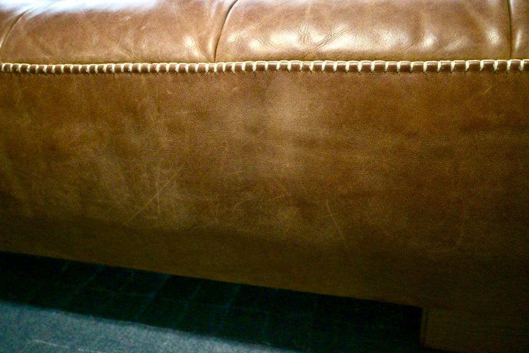 オピアムフレンズソファ 2.5人掛け OPIUM ブラウンレザー