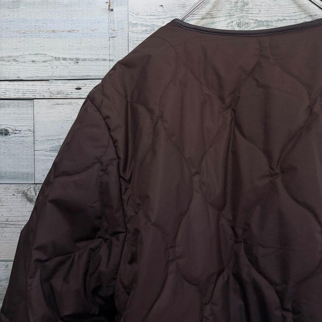 ☆ほぼ未使用☆自由区　リバーシブル中綿ジャケット　大きいサイズ3L ボア生地