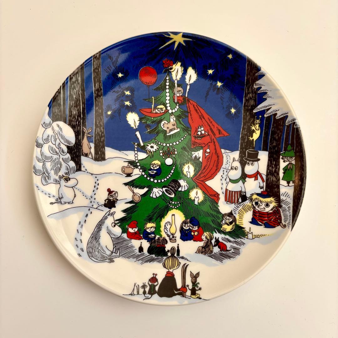 ARABIA アラビア フィンランド ムーミン クリスマス 皿 ウォールプレート