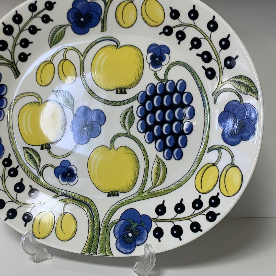 【美品】ARABIA アラビア パラティッシ オーバルプレート 36cm 大皿