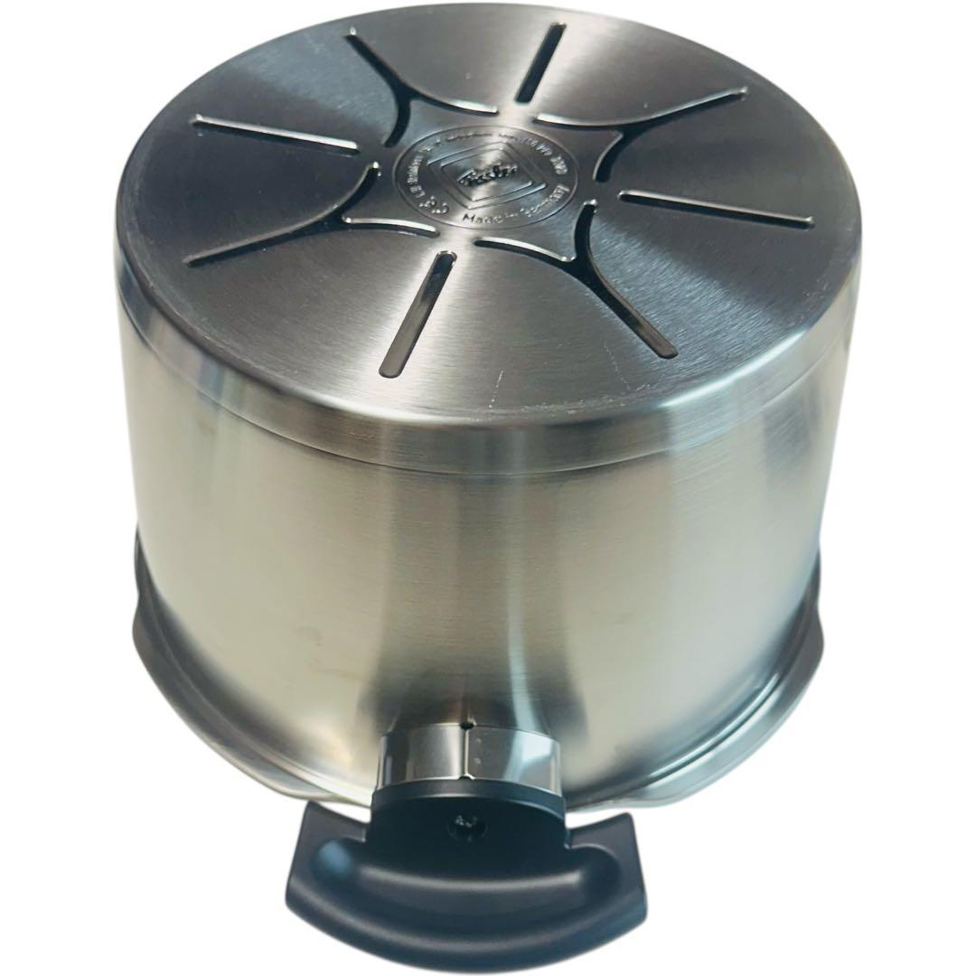 【新品】フィスラー プレミアム 圧力鍋 4.5L IH対応 蒸し器付き