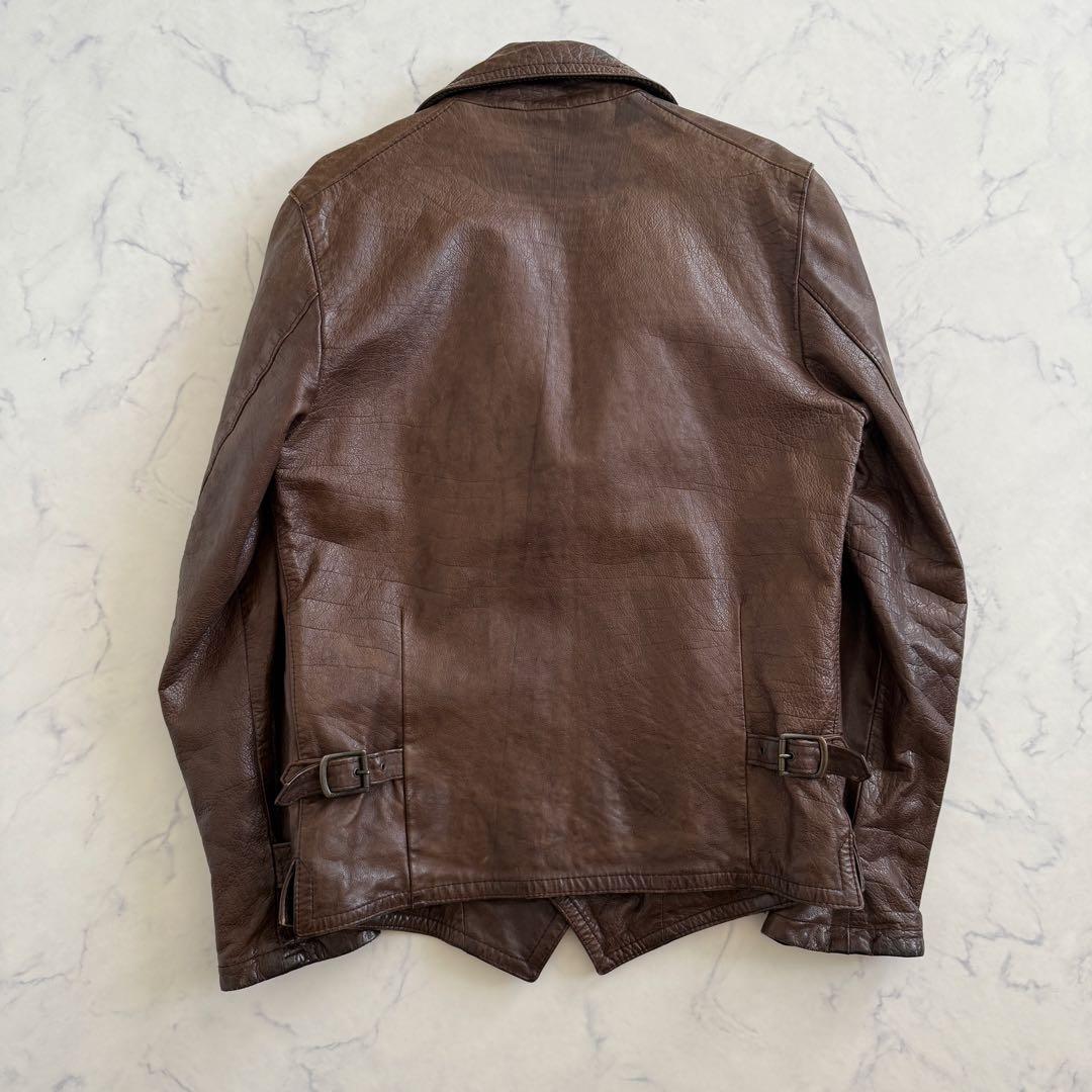 ドルチェアンドガッバーナ シングルライダース キルティング 牛革