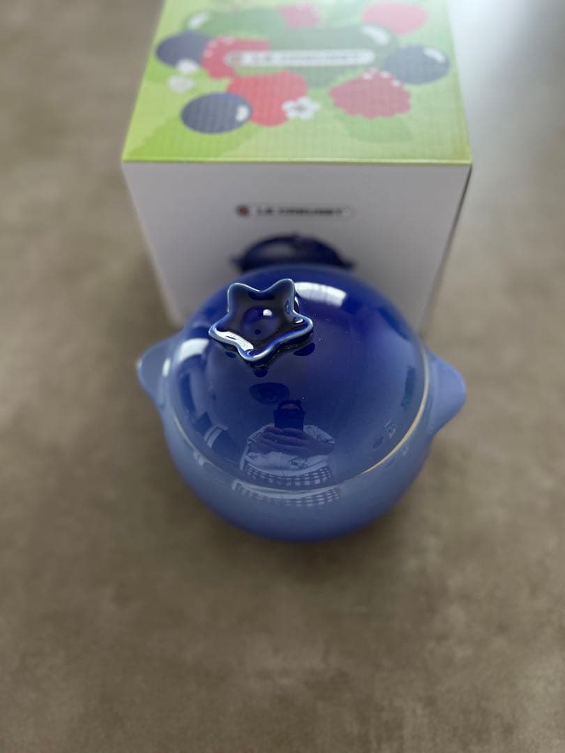 即日発送　無断転載NG レア　新品　ル・クルーゼ　ミニ・ブルーベリー　小物入れ