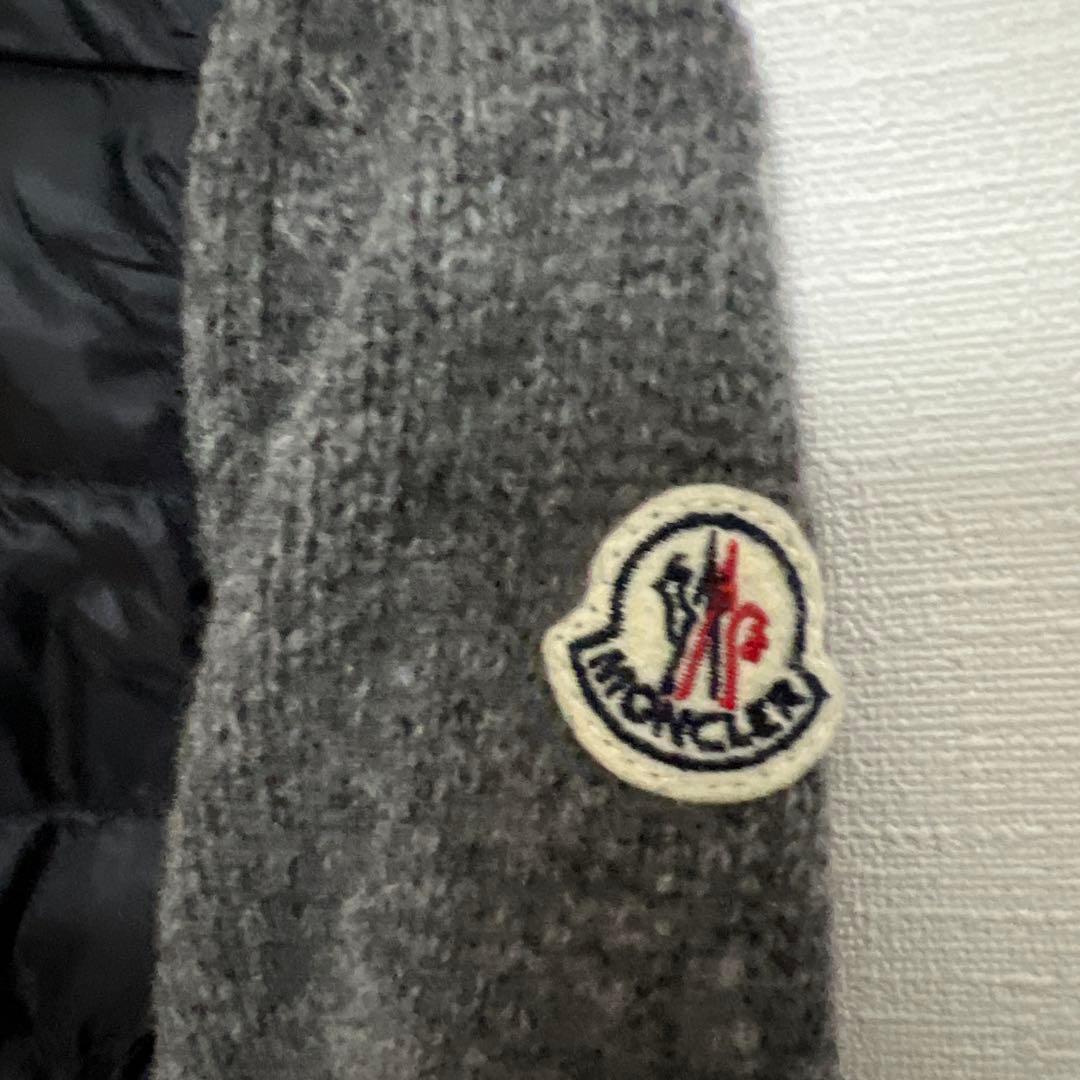 MONCLER ダウンジャケット S 黒 グレー