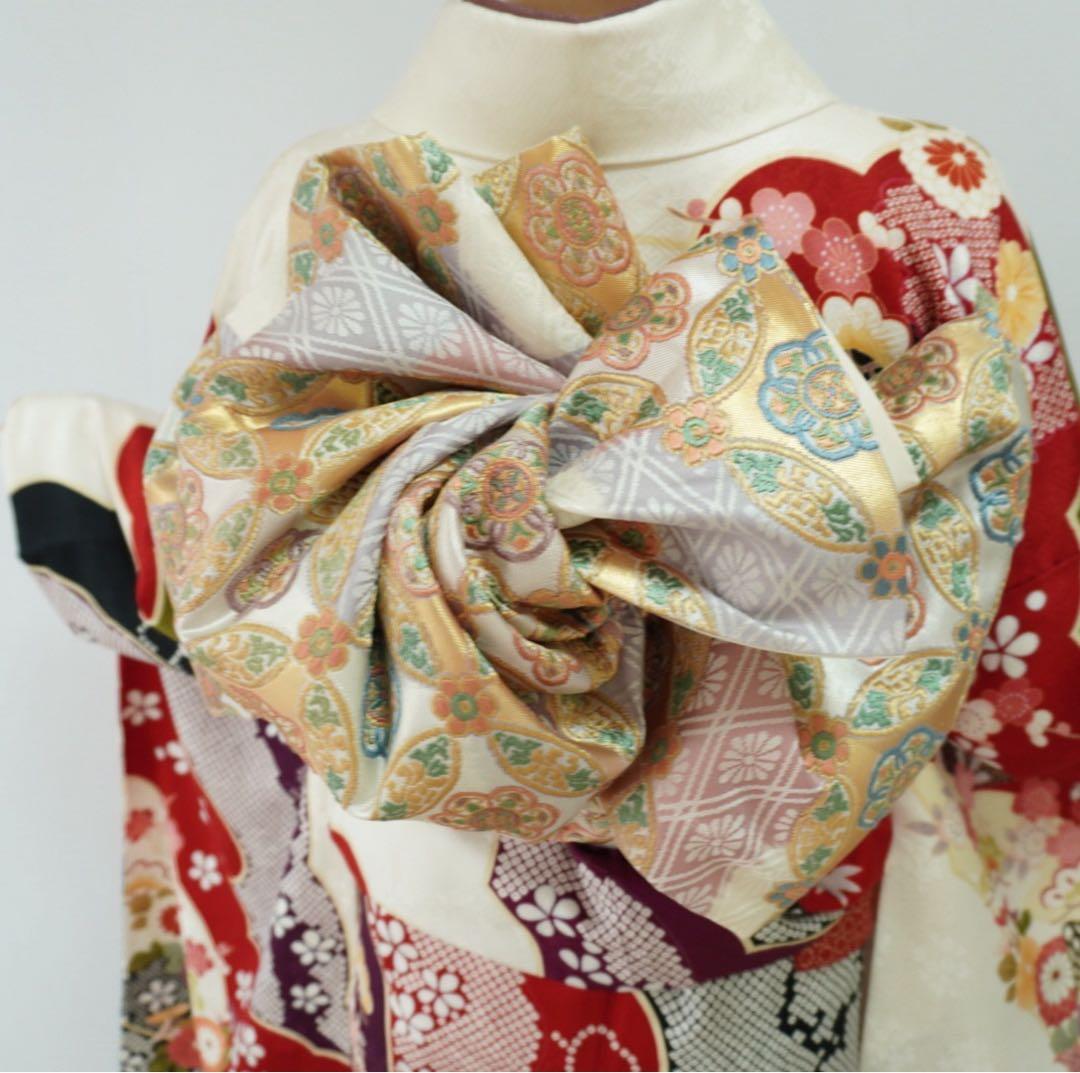 ⭐︎ hime703⭐︎振袖と帯　二点　正絹　成人式　卒業式【82】