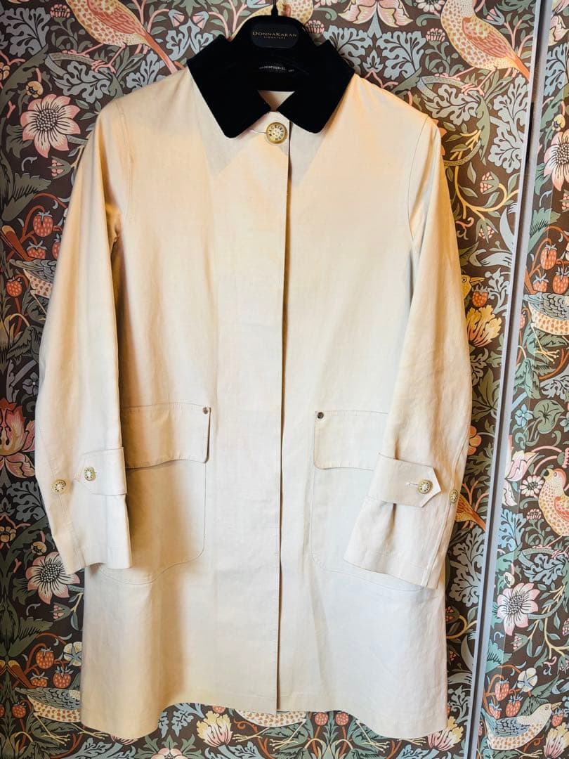 ★マッキントッシュ★アイボリーベージュ スプリングコート　レディース34サイズ