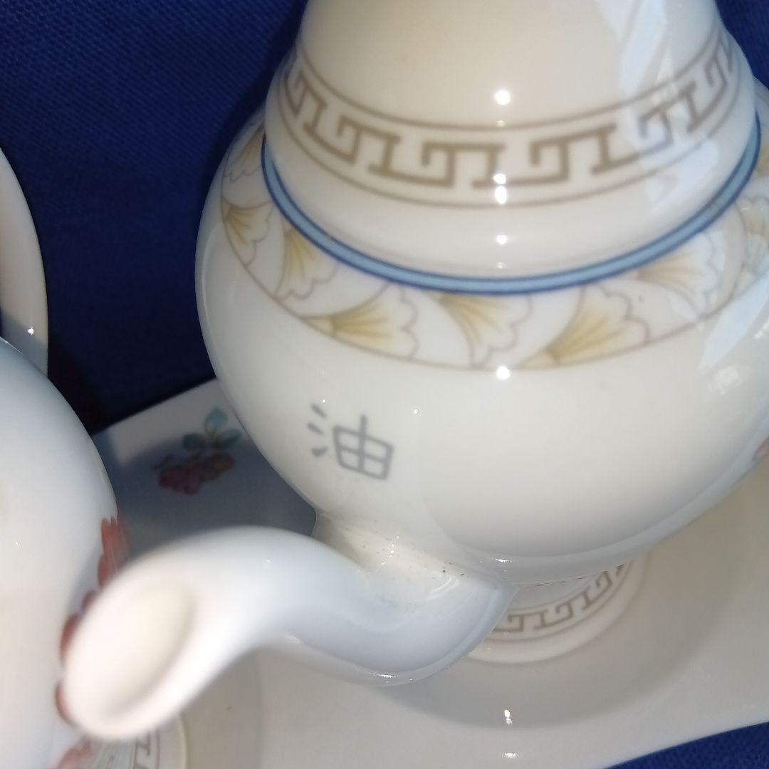 FINE BORN CHINA 中華料理酒器、調味料セット等 25点 NIKKO