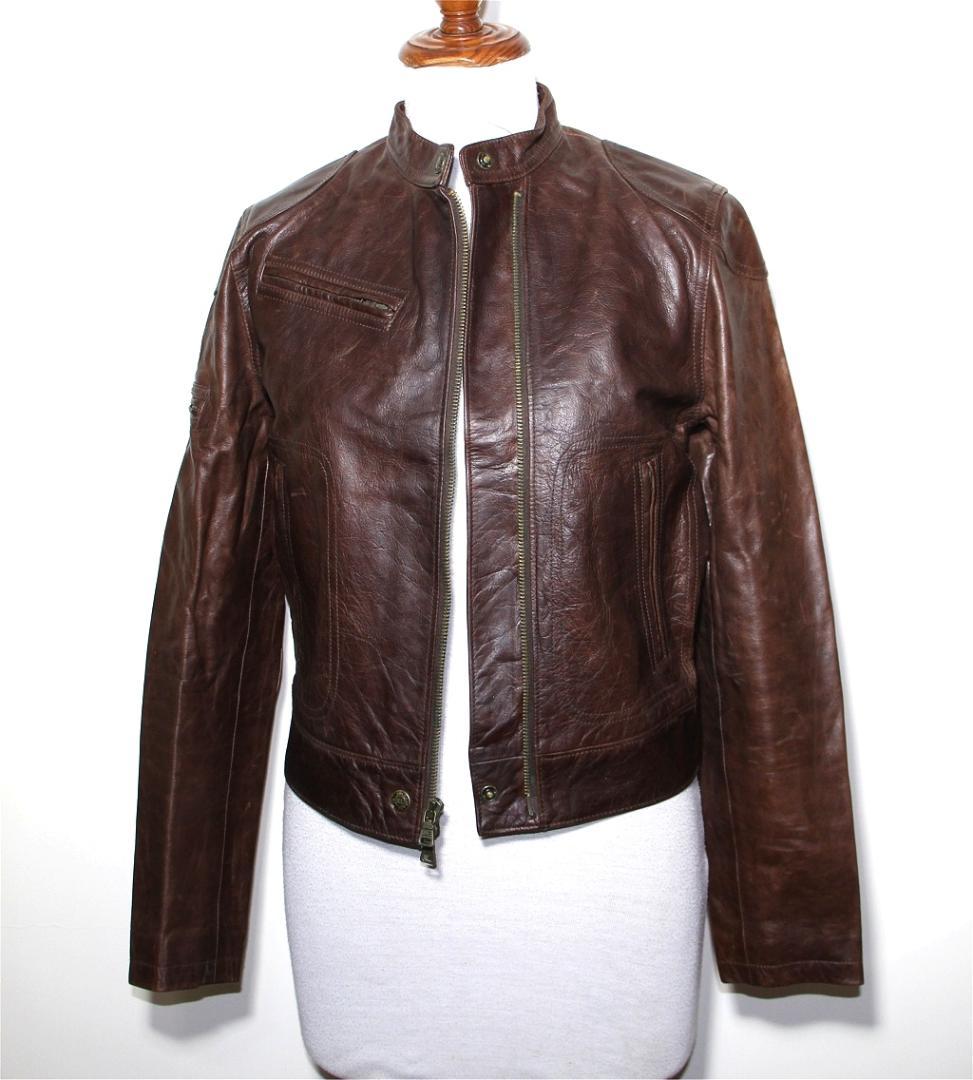 ま*く様 Ralph Laruen ポロ ラルフローレン レザー ライダースジャ