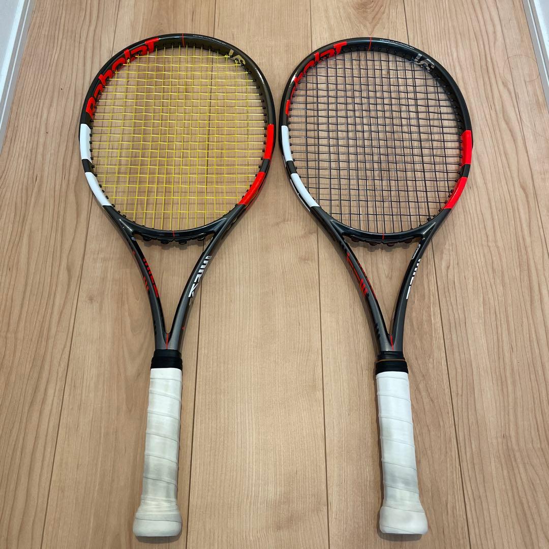 Babolat Pure Strike VS 極美品2本セット グリップ2