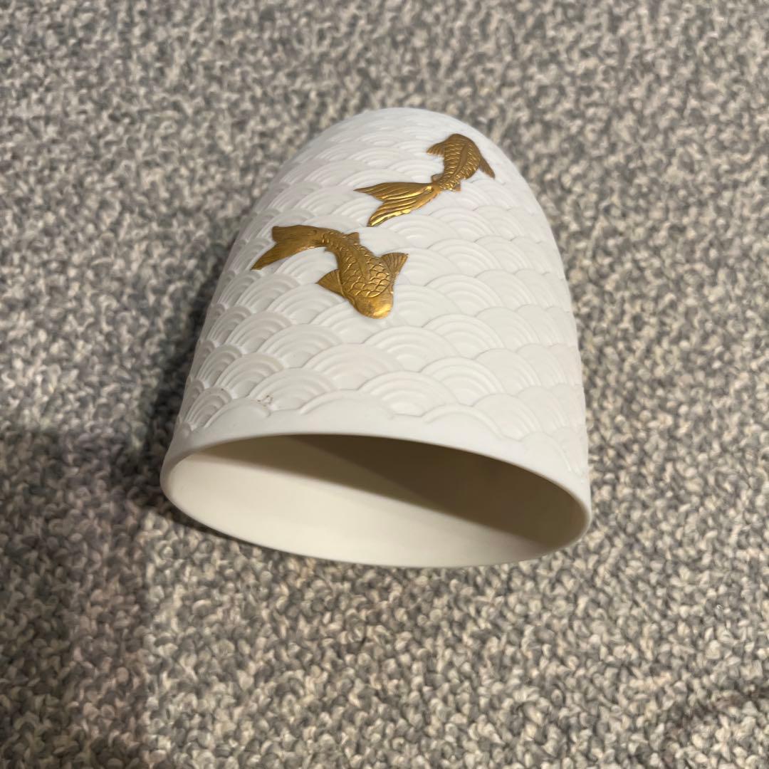 リヤドロ　Dome Lamp （鯉）　テーブルランプ　ポーセリン