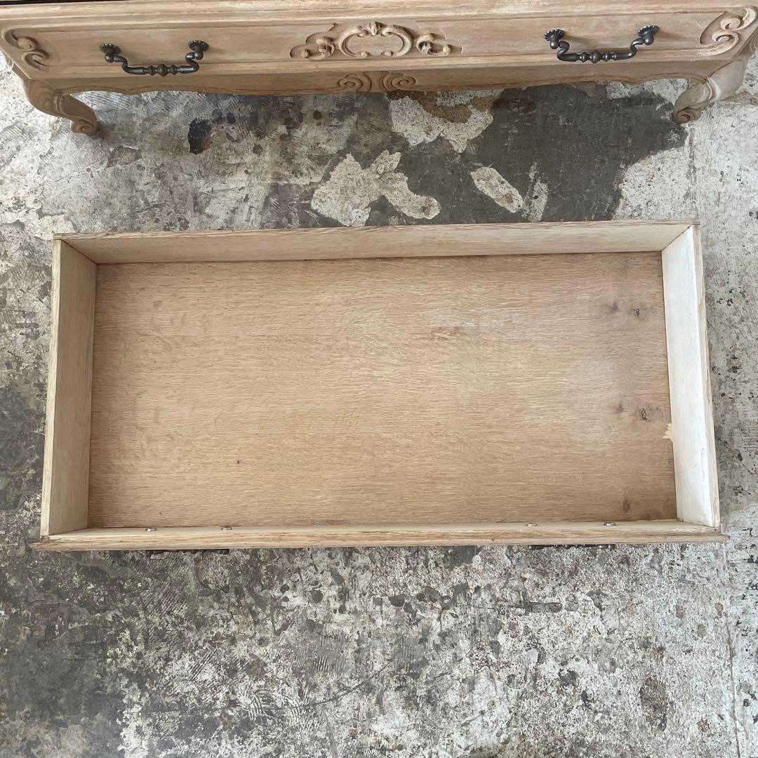 年末・年始SALE ビンテージ 3段チェスト 猫脚 剥離