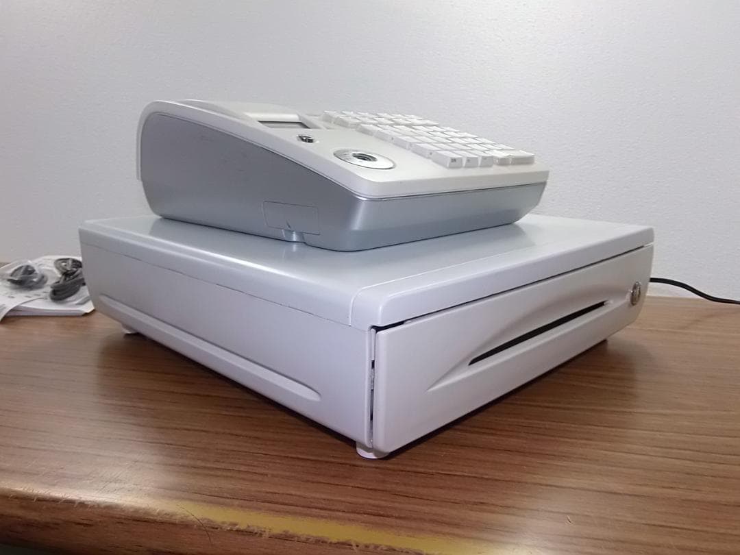 分離ケーブル付1207設定無料1202カシオTE-340ンボイスレジスター