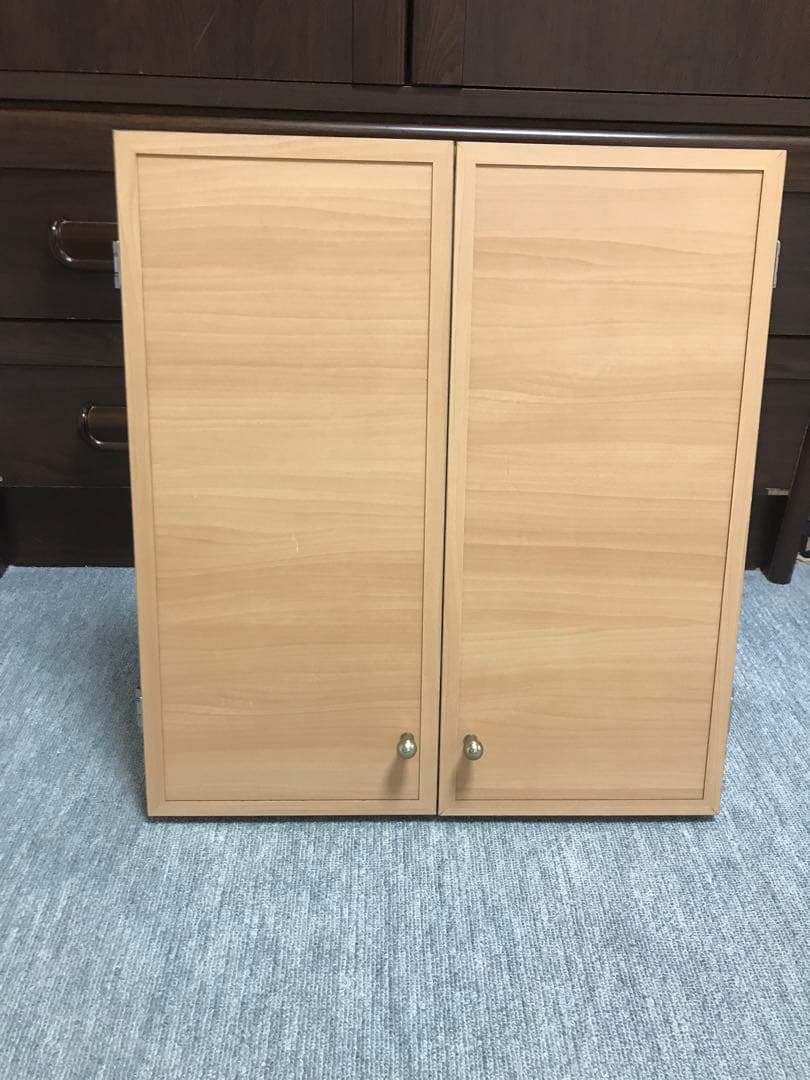 三面鏡　卓上　折りたたみ式　木製